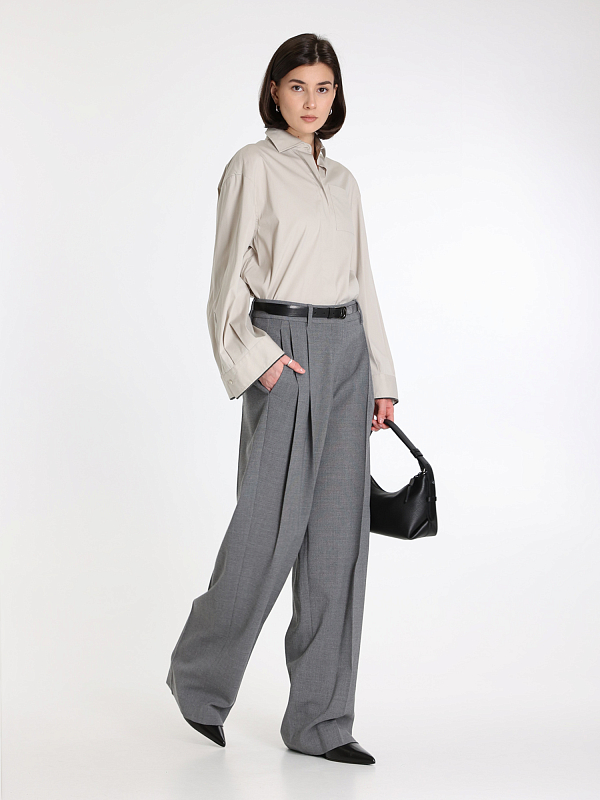 рубашка Brunello Cucinelli M0091MK956 цвет жемчуг