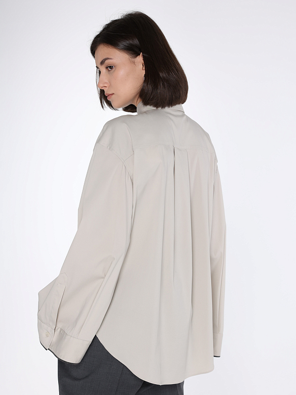 рубашка Brunello Cucinelli M0091MK956 цвет жемчуг