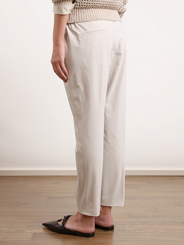 брюки Brunello Cucinelli M0F70P1673 цвет бежевый