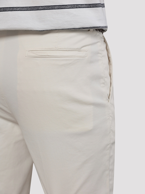 брюки Brunello Cucinelli M289LE1450 цвет белый