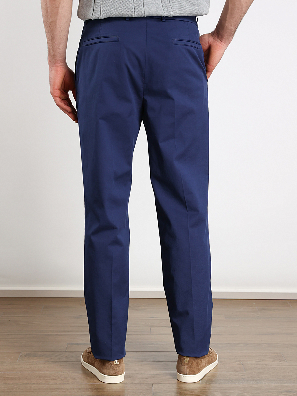 брюки Brunello Cucinelli M289LE1450 цвет синий