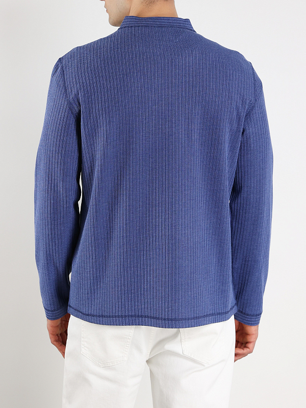 лонгслив Brunello Cucinelli MW8321365 цвет синий