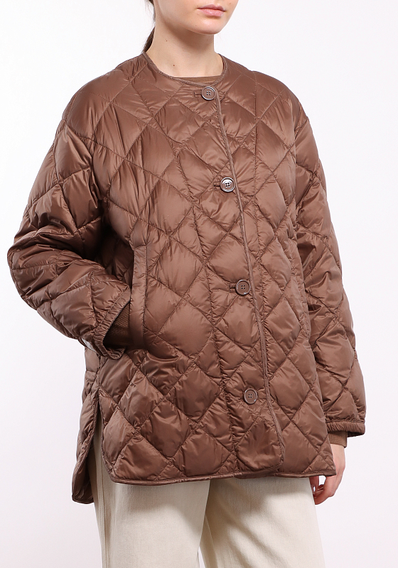 куртка Max Mara CSOFT цвет коричневый