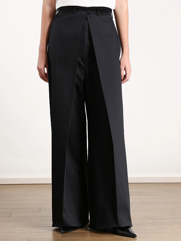брюки Max Mara FANFARA цвет черный