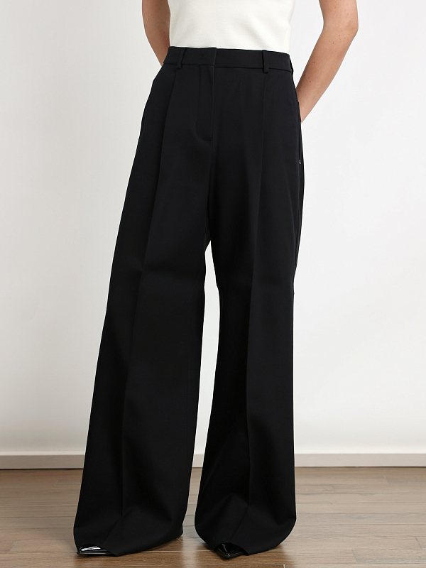 брюки Max Mara ZIRLO цвет черный