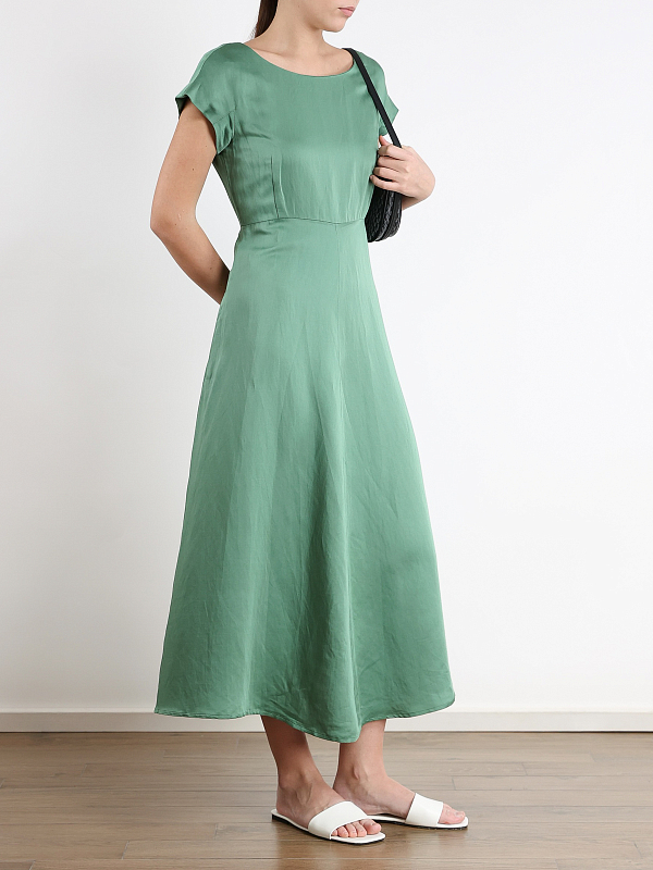 платье Max Mara Weekend GHIGLIA цвет зеленый