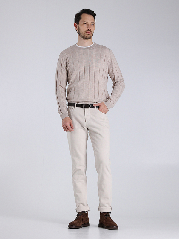 джемпер Brunello Cucinelli M24805100 цвет светло-бежевый