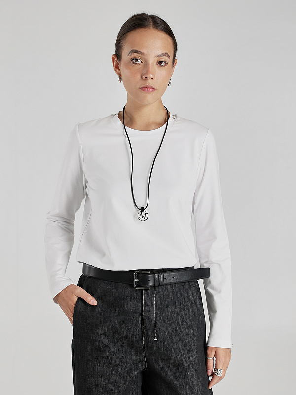 лонгслив Max Mara DOMINO цвет белый