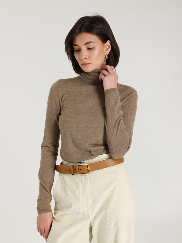 водолазка Max Mara VELOCE цвет бежевый