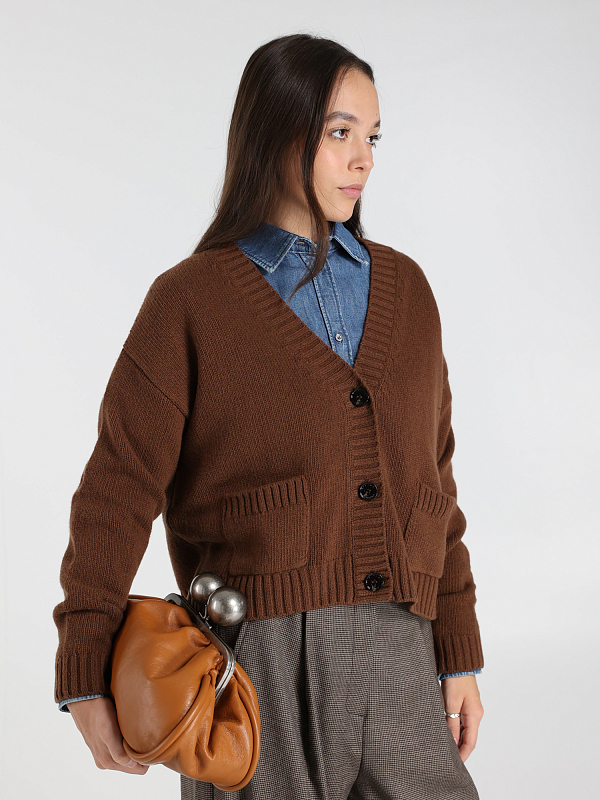 кардиган Max Mara Weekend ARAD цвет табачный