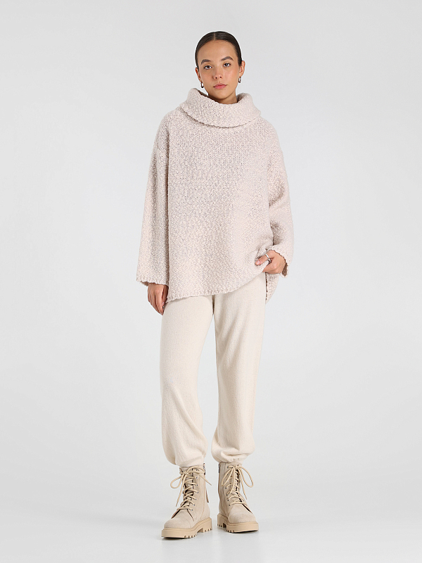 брюки трикотажные Max Mara Weekend HIBERIS цвет молочный