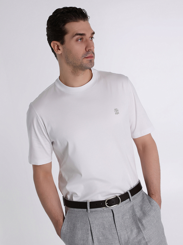 футболка Brunello Cucinelli M0B137444G цвет белый