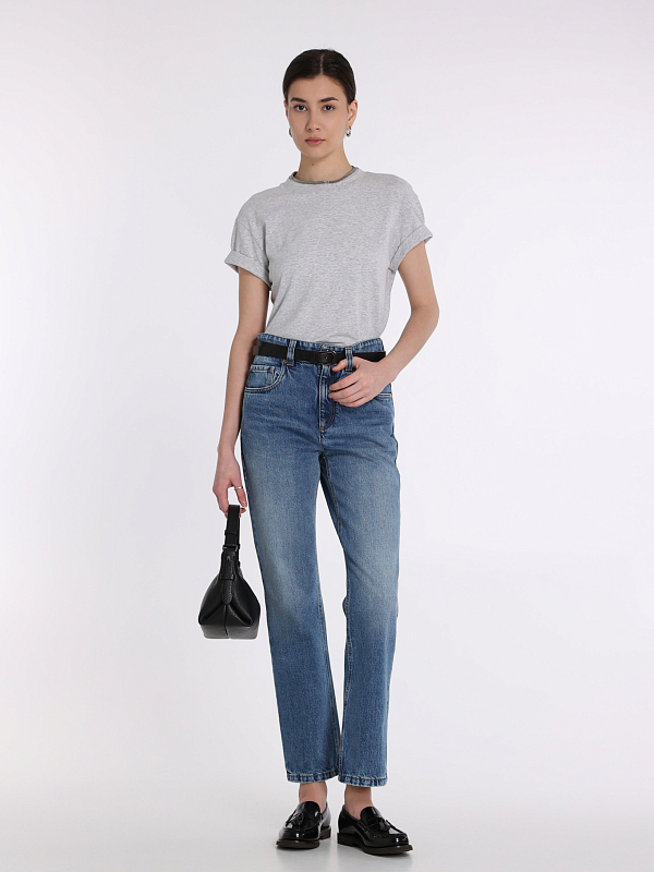 футболка Brunello Cucinelli M0T18BD200 цвет жемчужный