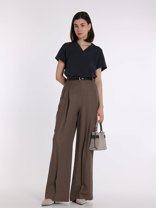 футболка Brunello Cucinelli M0T18BD222 цвет синий