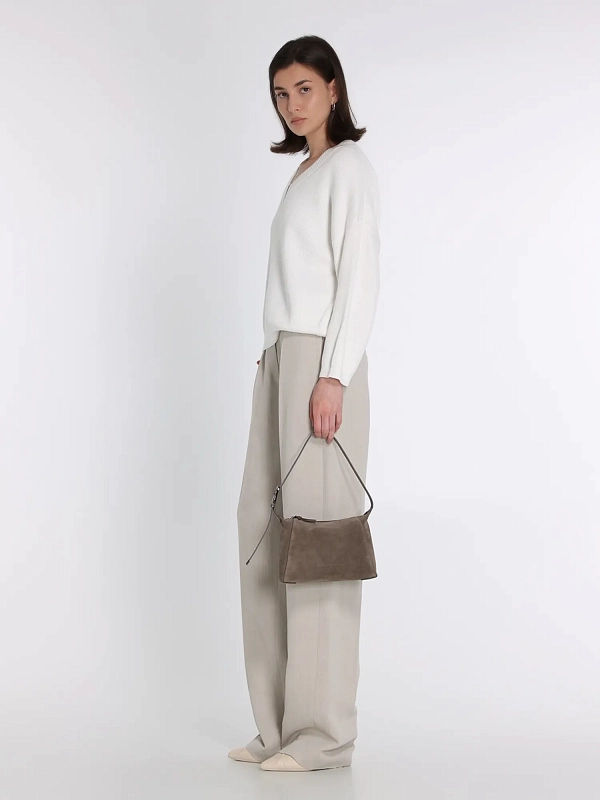 пуловер Brunello Cucinelli M19255002 цвет молочный