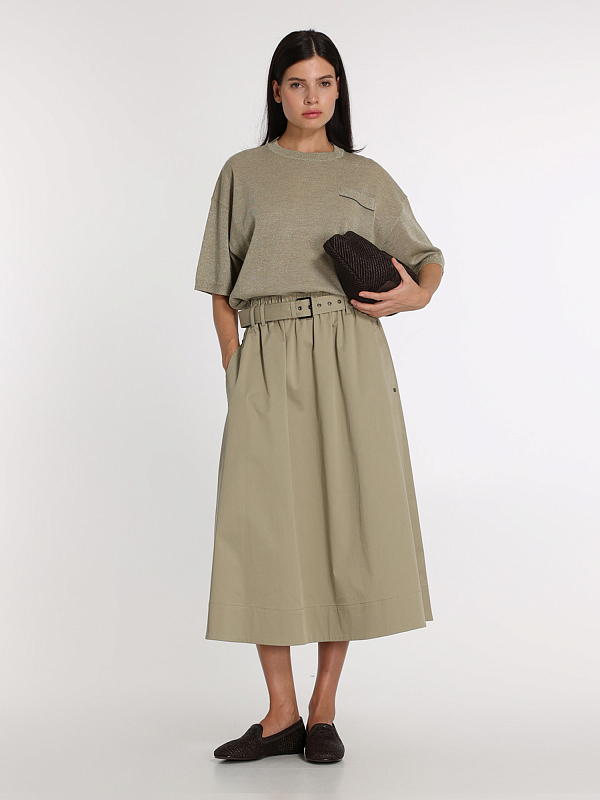 джемпер Brunello Cucinelli M8Q202940 цвет зеленый