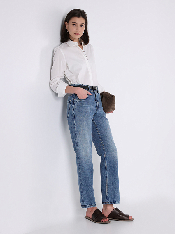 джинсы Brunello Cucinelli MA095P5758 цвет синий