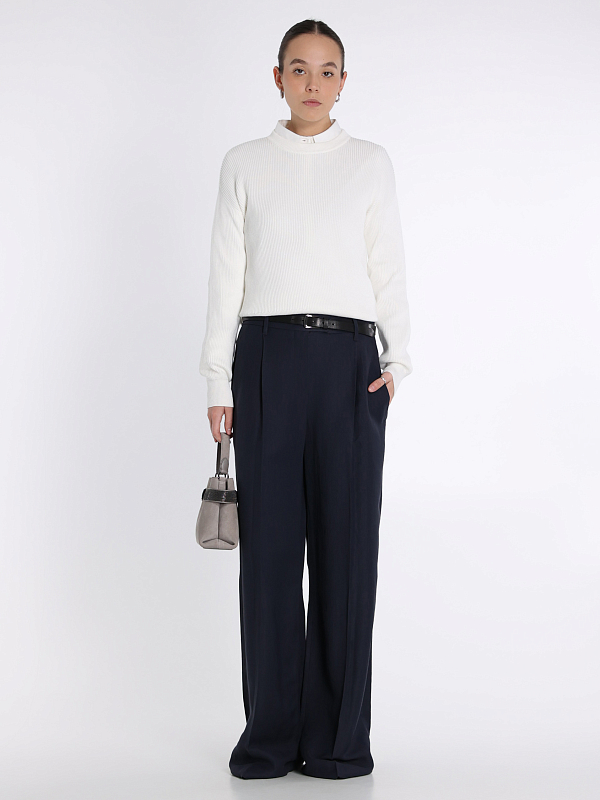 брюки Brunello Cucinelli MH126P8884 цвет синий