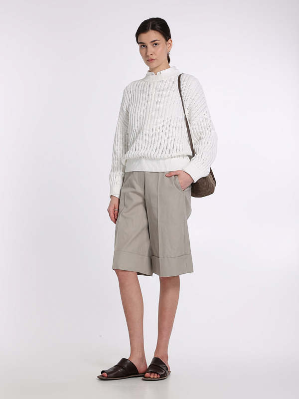 бермуды Brunello Cucinelli ML145P8866 цвет светло-бежевый