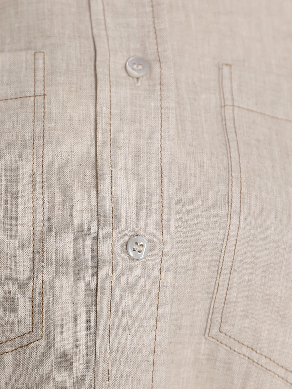 рубашка Brunello Cucinelli MM633RD646 цвет светло-бежевый