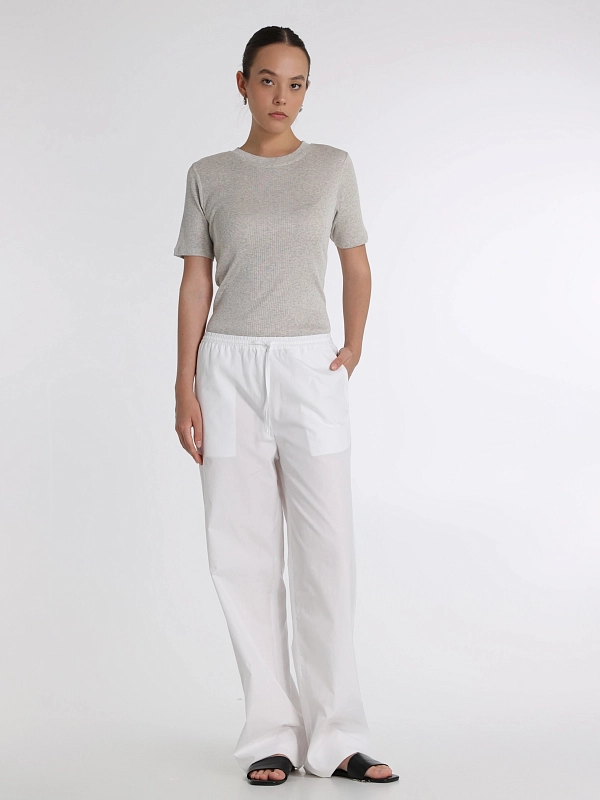 брюки LOULOU STUDIO SEROWHITE