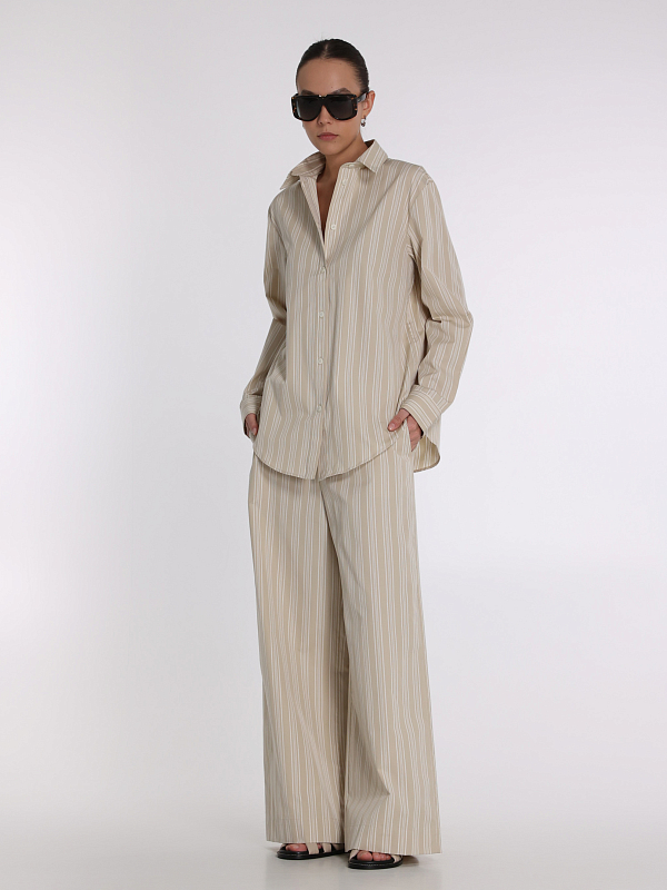 рубашка Max Mara DARDANO цвет бежевый