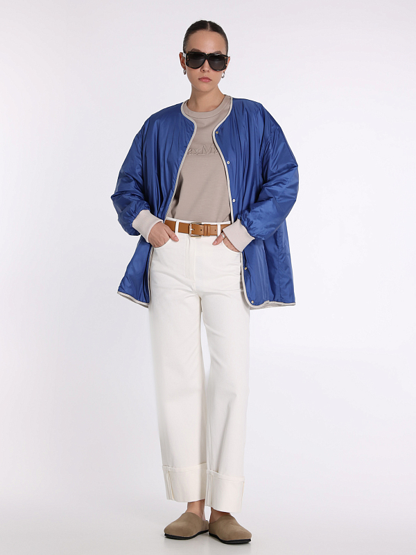 куртка Cameluxe Max Mara GREENA цвет серебристый