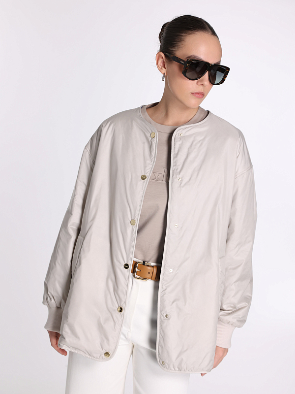 куртка Cameluxe Max Mara GREENA цвет серебристый