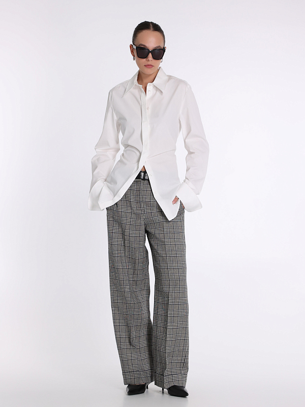 брюки Max Mara GRETA цвет серый