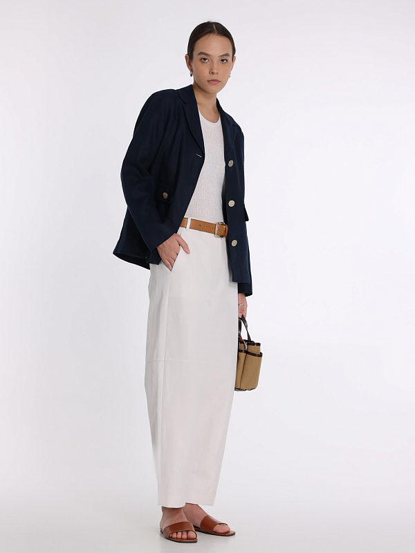 брюки Max Mara JACK цвет молочный