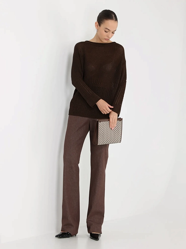джемпер Max Mara PAGGI цвет кофейный