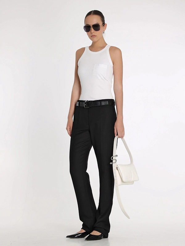 брюки Max Mara RAOUL цвет черный