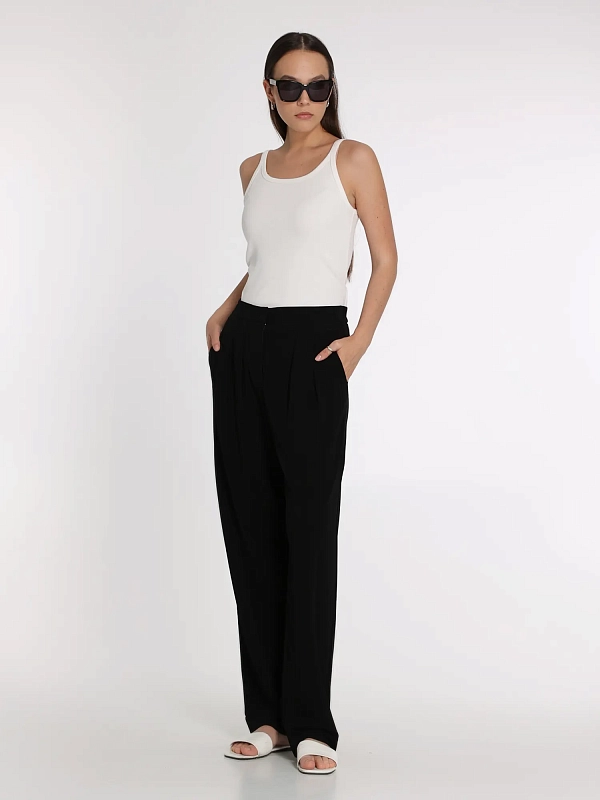 брюки Max Mara REA цвет черный