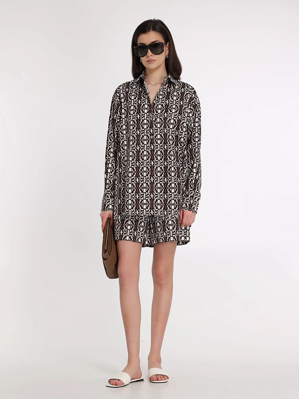 шорты Max Mara TAIGA цвет кофейный