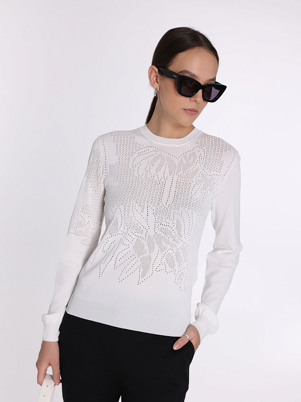 джемпер Max Mara TAVOLA цвет белый