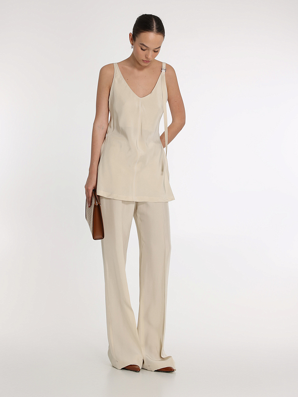 топ Max Mara WASER цвет молочный