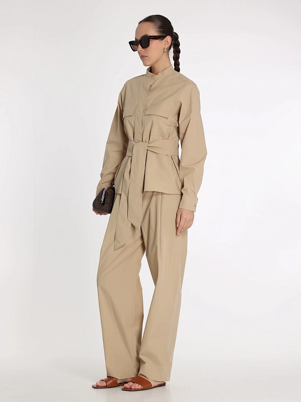 брюки Max Mara Weekend ARTUR1234 цвет бежевый
