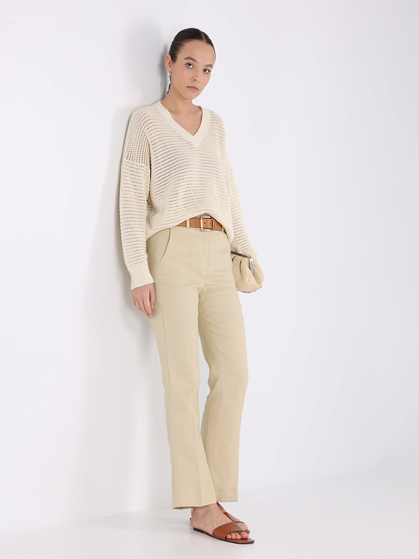 пуловер Max Mara Weekend BELLICO цвет молочный