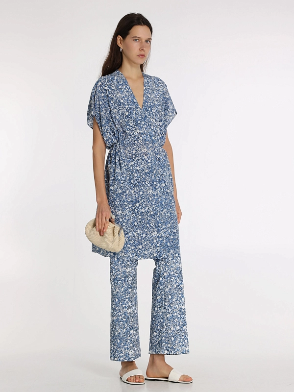 брюки Max Mara Weekend CADMIO цвет васильковый