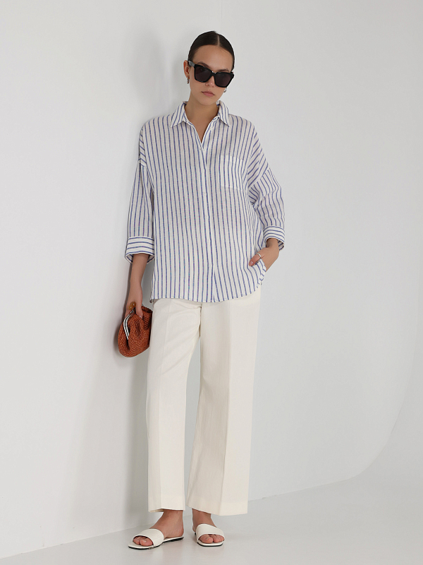 рубашка Max Mara Weekend CANTORE цвет васильковый