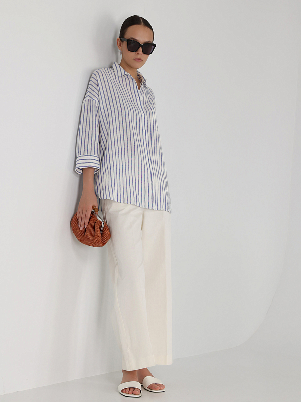 рубашка Max Mara Weekend CANTORE цвет васильковый