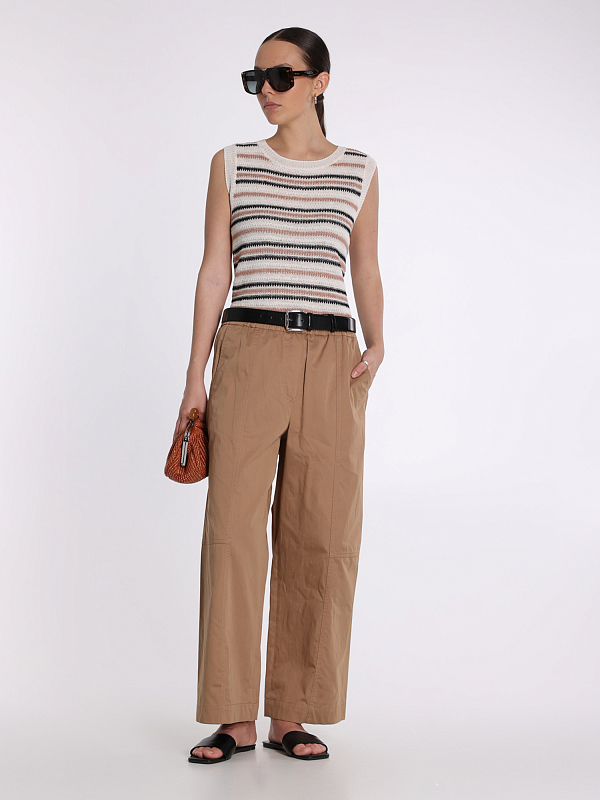 топ трикотажный Max Mara Weekend CIAD цвет белый