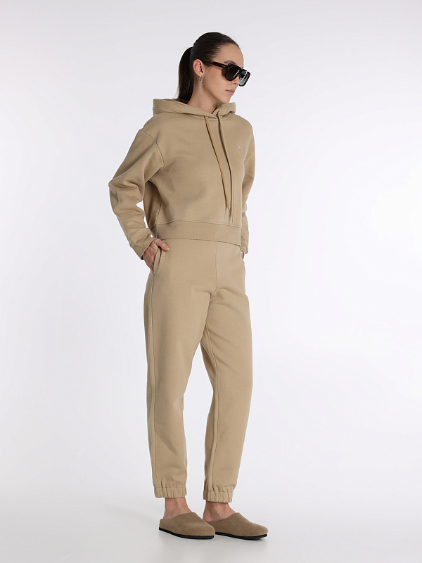 толстовка спортивная Max Mara Weekend DIRE цвет бежевый