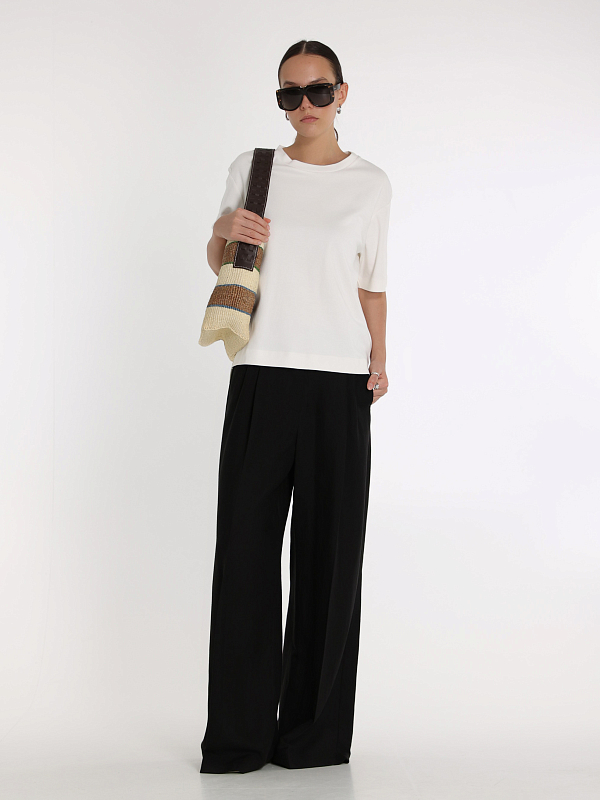 брюки Max Mara Weekend VELIERO цвет черный