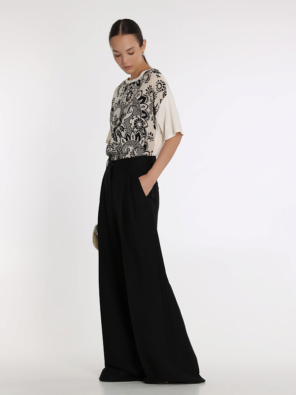брюки Max Mara Weekend VELIERO цвет черный