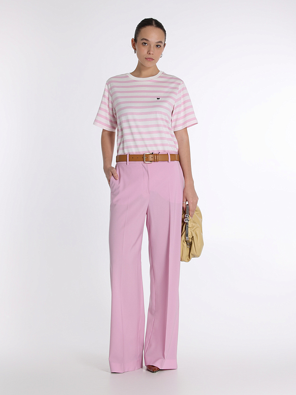 брюки Max Mara Weekend VISIVO цвет розовый