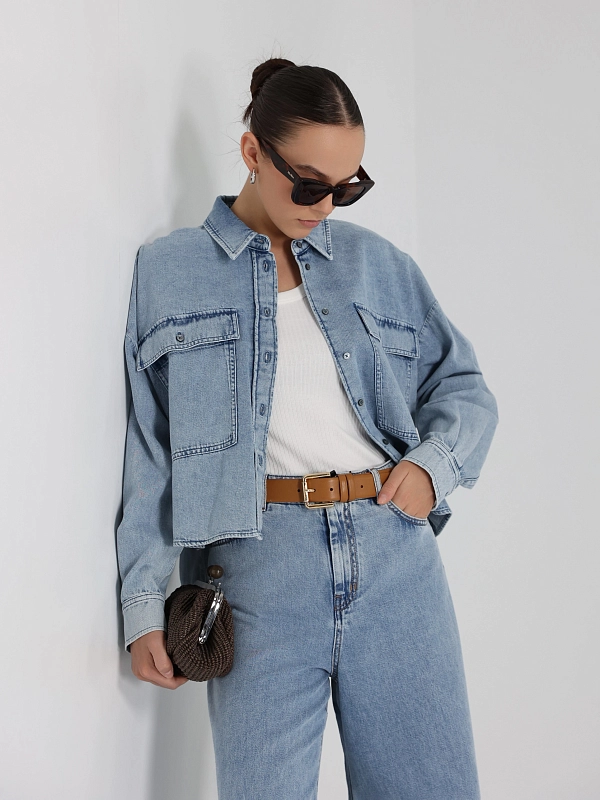 рубашка джинсовая Max Mara Weekend ZEMIRA