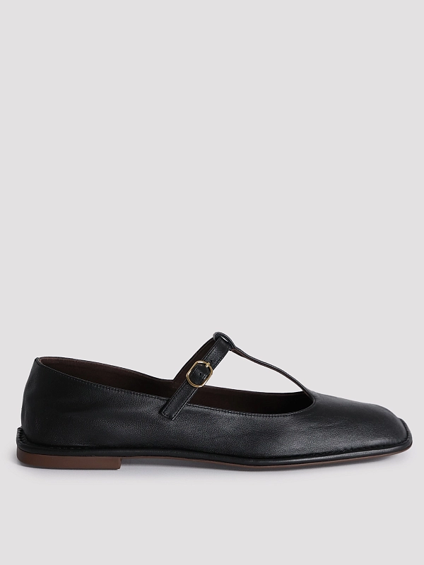 балетки The Row F1599SL3BLK