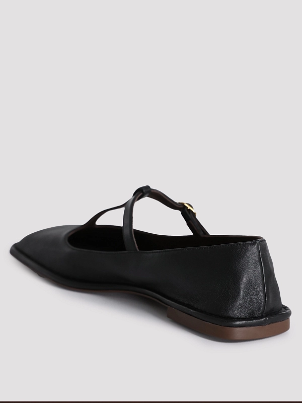 балетки The Row F1599SL3BLK