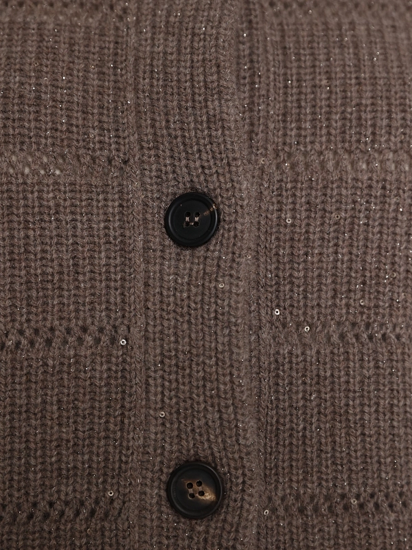 кардиган Brunello Cucinelli MBM738206P цвет коричневый